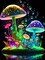 Mushroom Diamond Art Painting Kits for Adults - 5D Round Full Drill Diamond Paintings for Beginners, DIY Gem Art Crafts Perfect for Home Wall Decor Relaxation Gifts